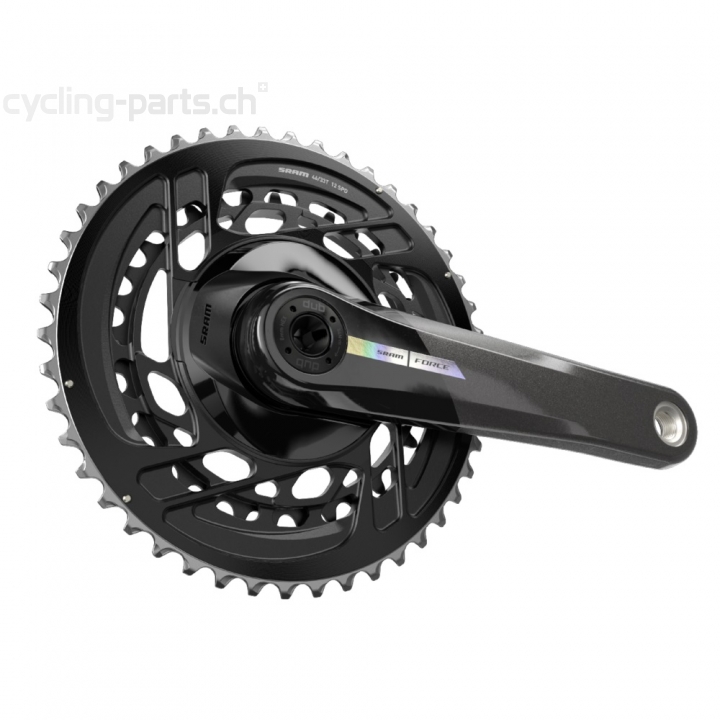 Sram Force AXS DUB 2x12 46-33 175mm black/iridescent Kurbelgarnitur