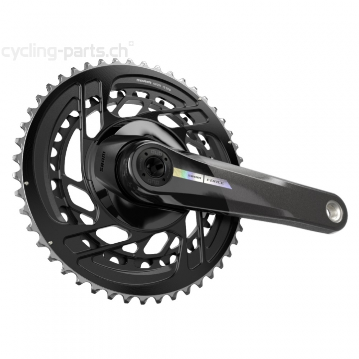 Sram Force AXS DUB 2x12 48-35 175mm black/iridescent Kurbelgarnitur