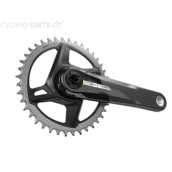 Sram Force Wide AXS DUB 1x12 40 Zähne 175mm black/iridescent Kurbelgarnitur