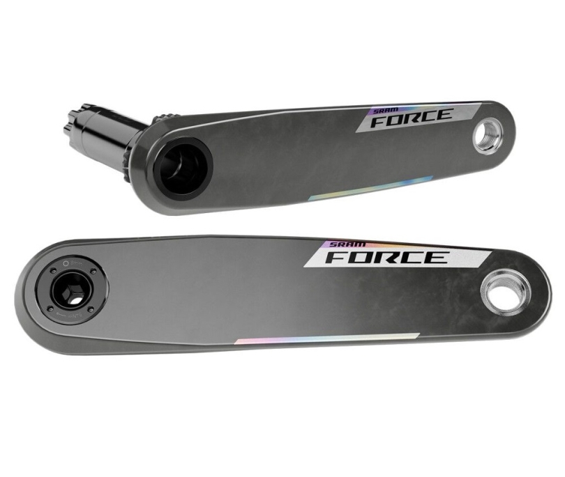 Sram Force AXS E1 DUB 1x12/2x12 170mm black/iridescent Kurbelarme