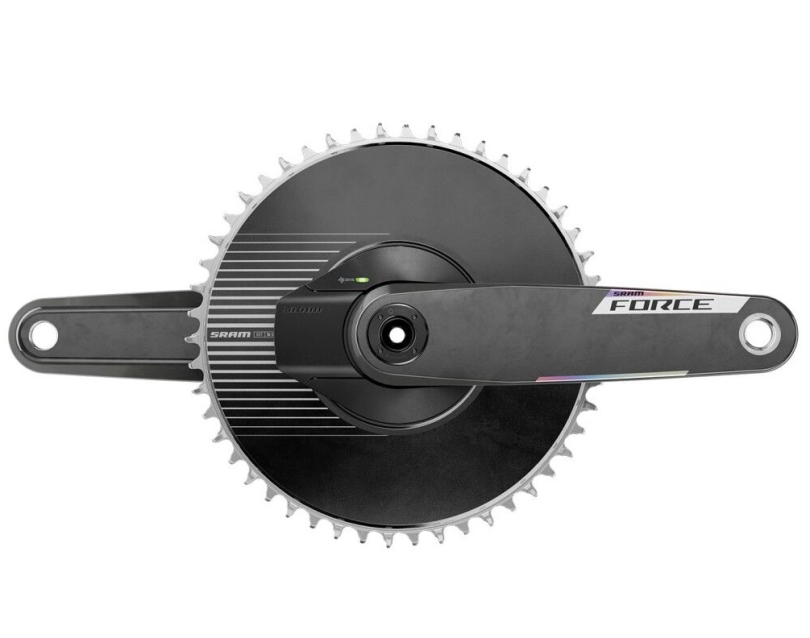 Sram Force AXS E1 Powermeter DUB 1x12 50 Zähne 165mm black/iridescent Kurbelgarnitur