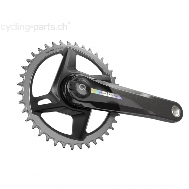 Sram Force Wide AXS Powermeter DUB 1x12 40 Zähne 175mm black/iridescent Kurbelgarnitur