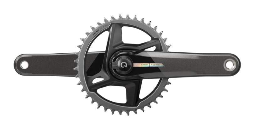 Sram Force Wide AXS Powermeter DUB 1x12 40 Zähne 175mm black/iridescent Kurbelgarnitur