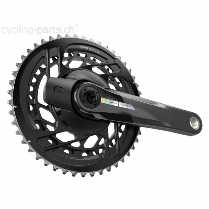 Sram Force AXS Powermeter DUB 2x12 48-35 175mm black/iridescent Kurbelgarnitur