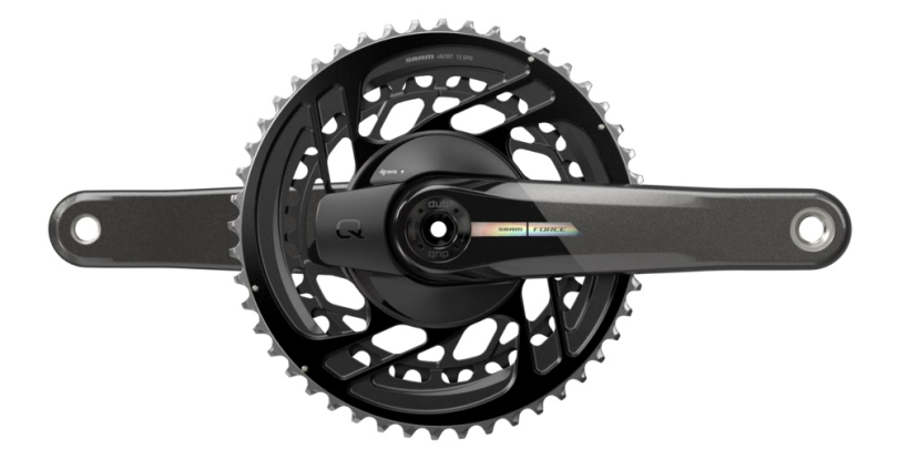 Sram Force AXS Powermeter DUB 2x12 48-35 175mm black/iridescent Kurbelgarnitur