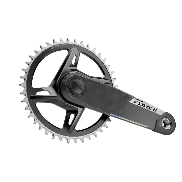 Sram Force AXS XPLR E1 Wide Powermeter DUB 1x12/1x13 42 Zähne 165mm black/iridescent Kurbelgarnitur