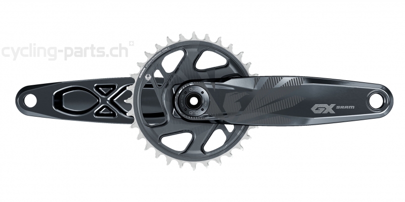 SRAM GX Eagle™ DUB™ lunar grey Boost 148, Länge 175mm Kurbel