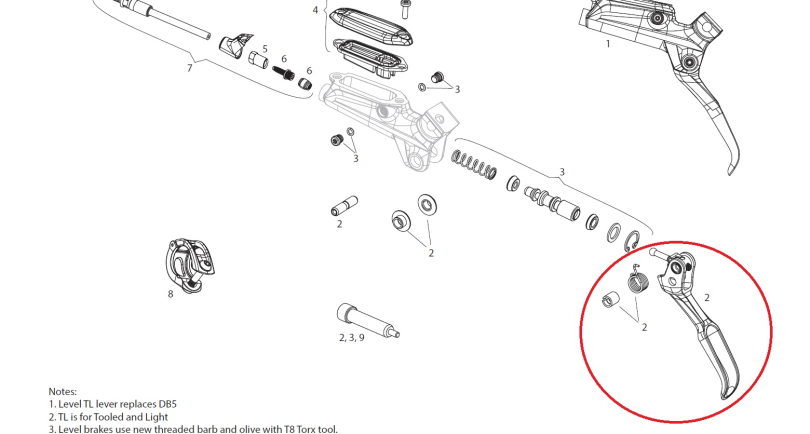 Sram Level TL Bremshebel