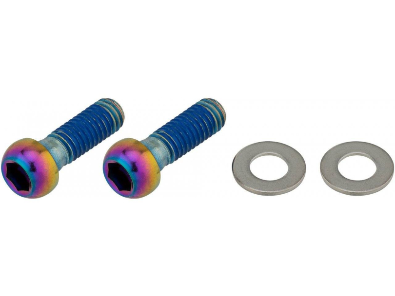 Sram Titanium Befestigungsschrauben M6x17mm Bremssattel Rainbow Oil Slick