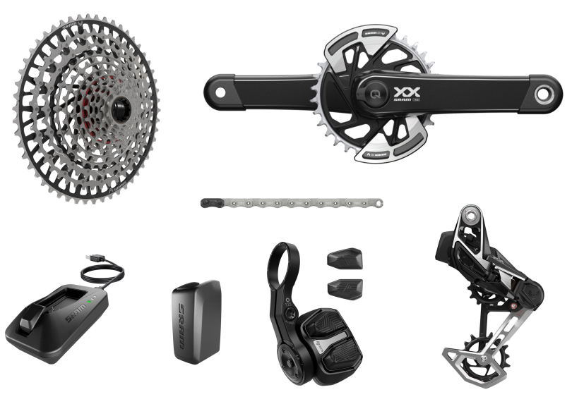 Sram XX Eagle AXS Transmission Powermeter Spindlebased 175mm Groupset