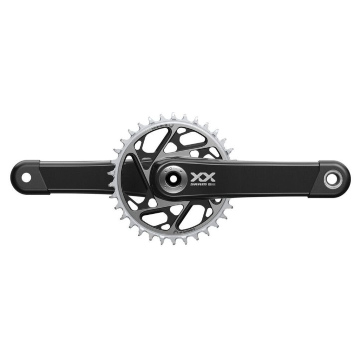 SRAM XX SL Eagle™ T-Type DUB™ Wide 55mm Chainline black, 168mm Q-Faktor, Länge 170mm Kurbel