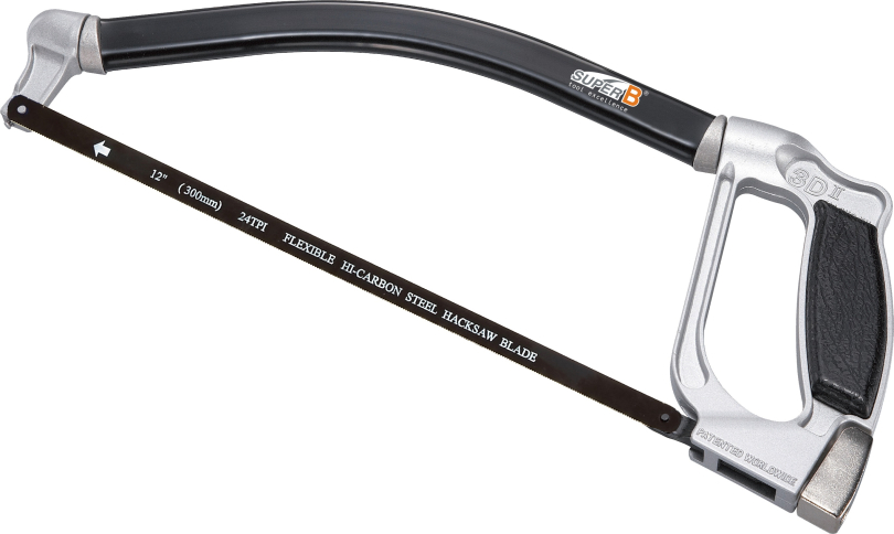 Super B TB-1161-1 Hacksaw Säge mit Stahl/Carbonsägeblatt