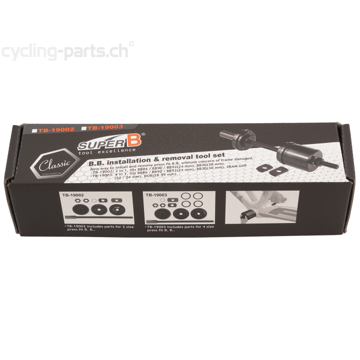 Super B TB-19003 4 in 1 Pressfit Tretlager Werkzeug