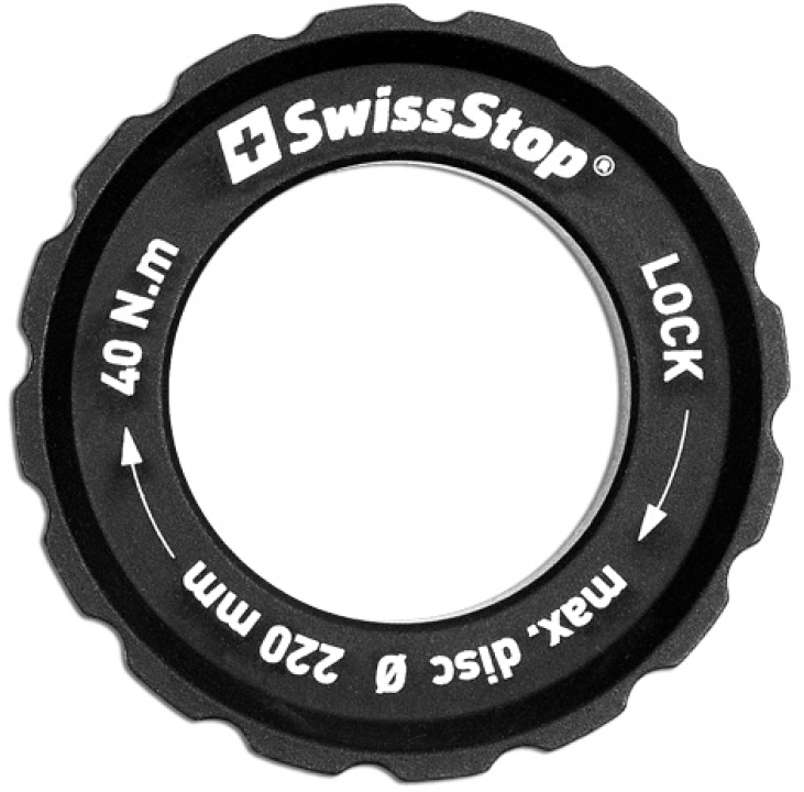 Swissstop Centerlock Bremsscheibenverschlussring bis 220mm 15mm/20mm