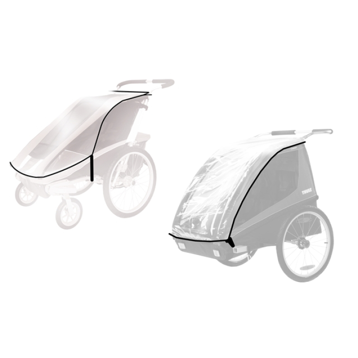 Thule Chariot Regenverdeck für CROSS 1, LITE 1, SPORT 1 Anhänger