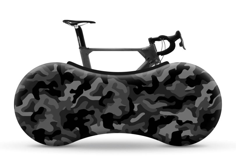 VELOSOCK Indoor Bike Cover Camo Black