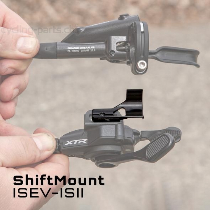 Wolf Tooth ShiftMount Shimano I-Spec II Bremse/Shimano EV Schalthebel Adapter rechts