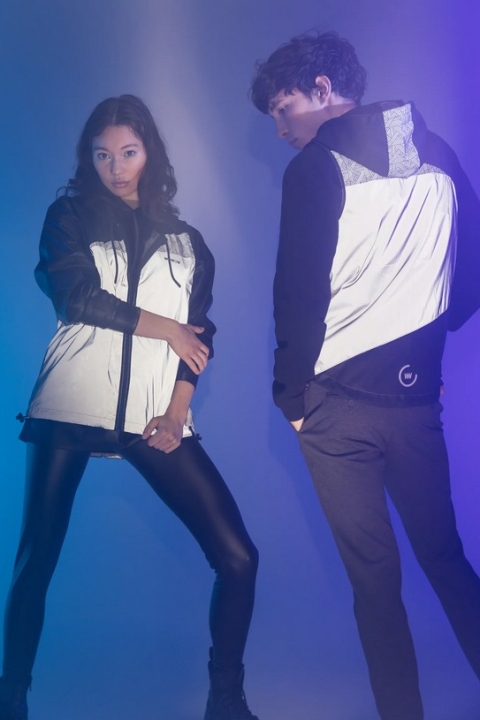 wowow Leuchtweste hooded Crosshill vollständig reflektierend