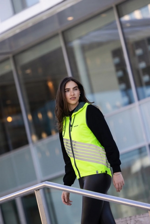 wowow Leuchtweste hooded Threesixty gelb