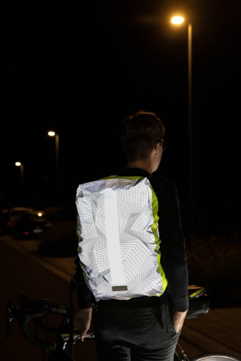 wowow Rucksack Schutzhülle Chunk vollständig reflektierend und gelb