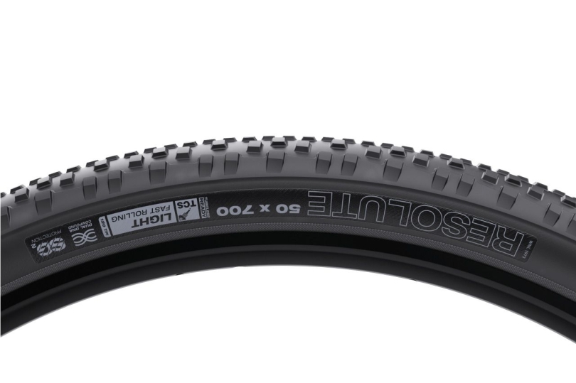 WTB Resolute TCS, Light Fast Rolling, Dual DNA SG2 120 TPI black 700x50 Reifen