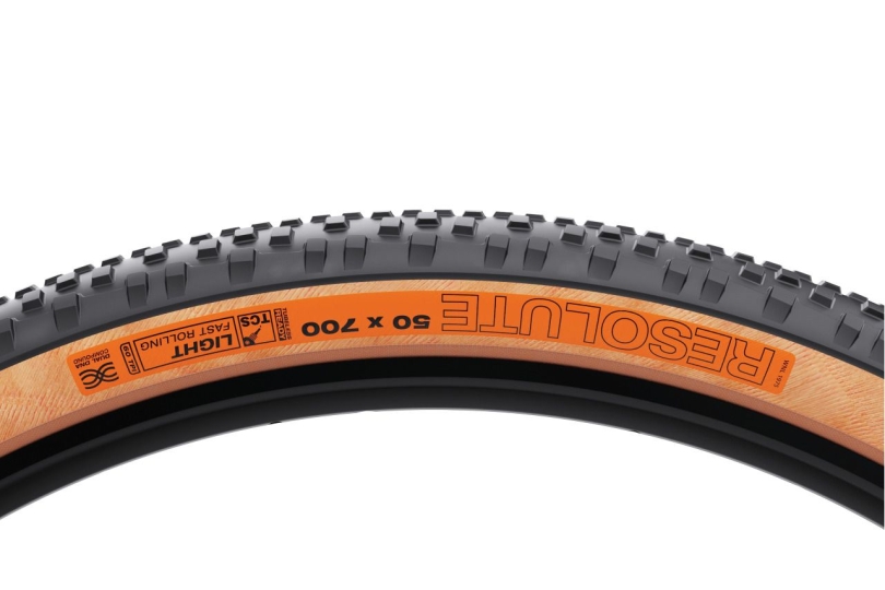 WTB Resolute TCS, Light Fast Rolling, Dual DNA SG2 120 TPI Tan Wall 700x50 Reifen