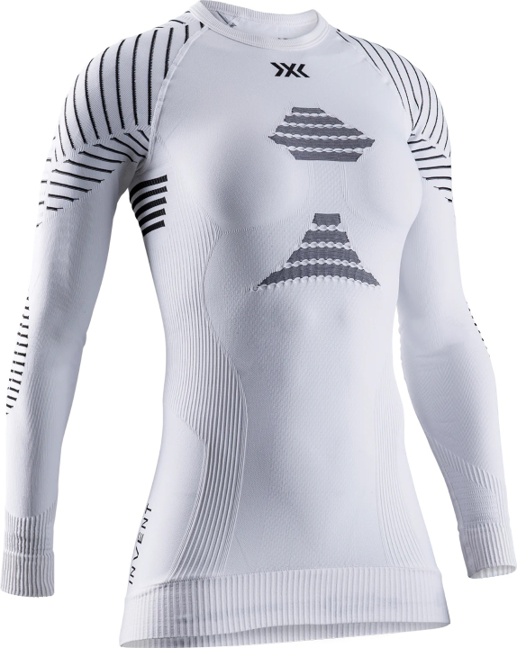 X-Bionic WOMEN Invent 4.0 Shirt LG SL white/black langarm Shirt