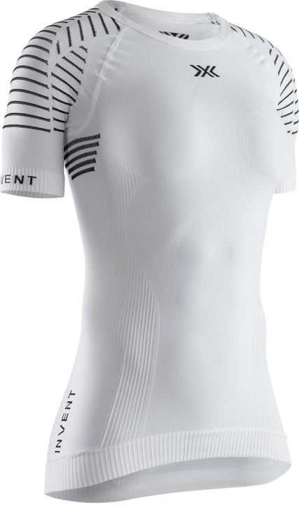 X-Bionic WOMEN Invent 4.0 LT Shirt SH SL arctic white/dolomite grey kurzarm Shirt