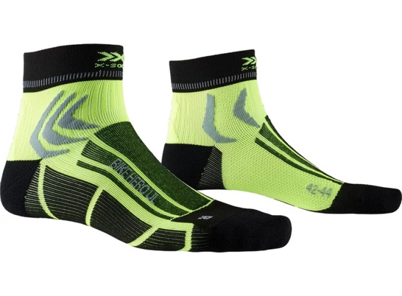 X-SOCKS Bike Hero UL opal black/phyton yellow