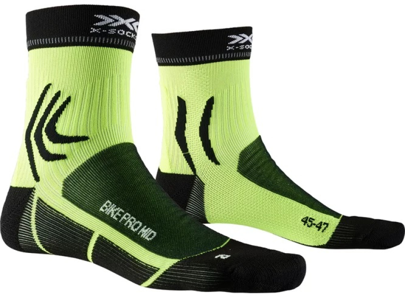 X-SOCKS Bike Pro mid opal black/phyton yellow