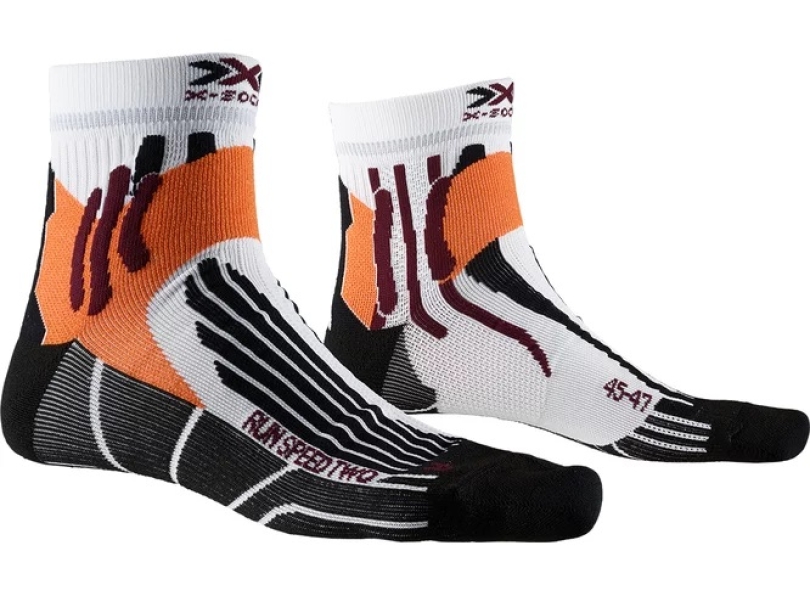 X-SOCKS Men Run Speed two arctic white/opal black