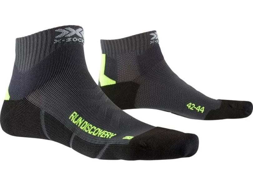 X-SOCKS Run Discovery charcoal/phyton yellow/black